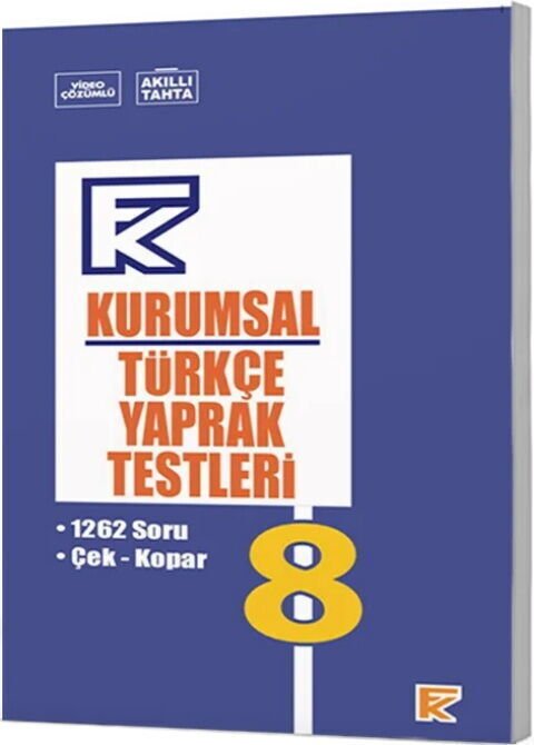 Fenomen Okul Yayınları 8. Sınıf Türkçe Kurumsal FK Yaprak Testleri