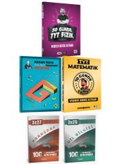 KR + Anla Kazan 2026 TYT Fizik Geometri Matematik Video Ders Kitabı + Anla Kazan Deneme 5 li Set