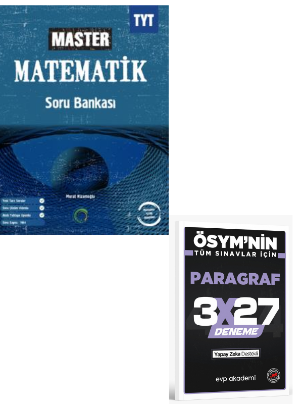 Okyanus 2027 TYT Master Matematik Soru Bankası+ EVP Akademi Paragraf