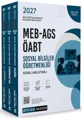 Pegem 2027 ÖABT MEB-AGS Sosyal Bilgiler Öğretmenliği Konu Anlatımlı Modüler Set Pegem Akademi Yayınları
