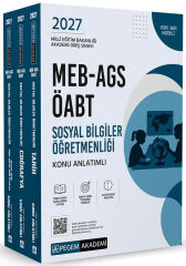 Pegem 2027 ÖABT MEB-AGS Sosyal Bilgiler Öğretmenliği Konu Anlatımlı Modüler Set Pegem Akademi Yayınları