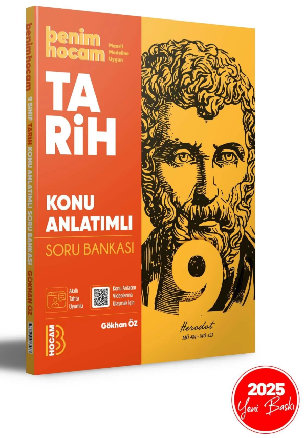 Benim Hocam Yayınları 2025 9. Sınıf Tarih Konu Anlatımlı Soru Bankası