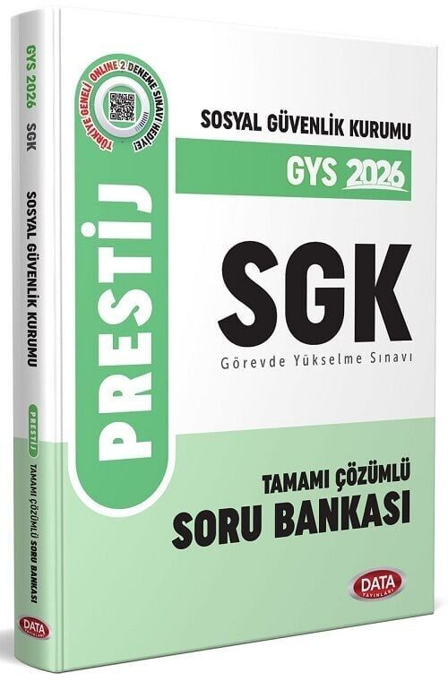 Data 2026 GYS SGK Prestij Soru Bankası Çözümlü Görevde Yükselme Data Yayınları