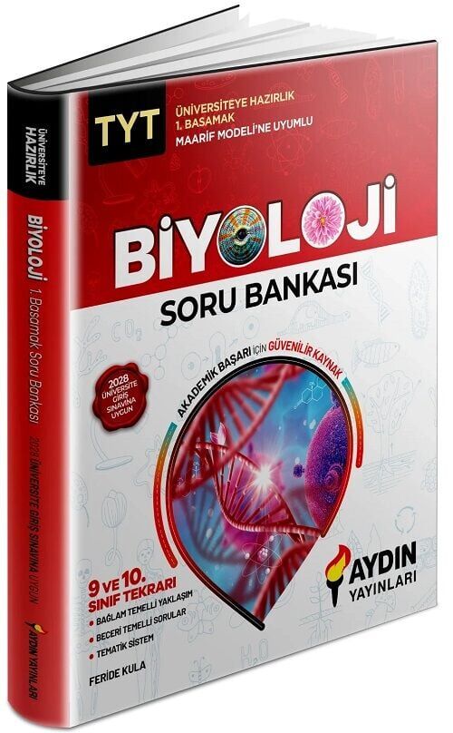 2027 Aydın YKS TYT Biyoloji Maarif Modeli Soru Bankası 1. Basamak