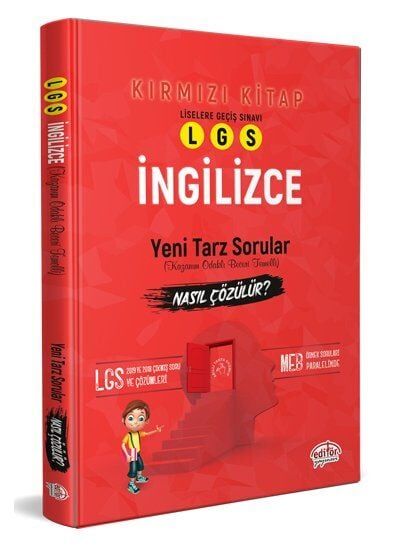 EditörYayınevi LGS Kırmızı Kitap İngilizce Mantık Muhakeme Soruları Nasıl Çözülür