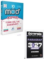 Paraf 2027 10. Sınıf Türk Dili ve Edebiyatı MOD Defter+ EVP Akademi Paragraf