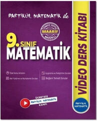 2027 Partikül Matematik 9. Sınıf Matematik Maarif Modeli Video Ders Kitabı