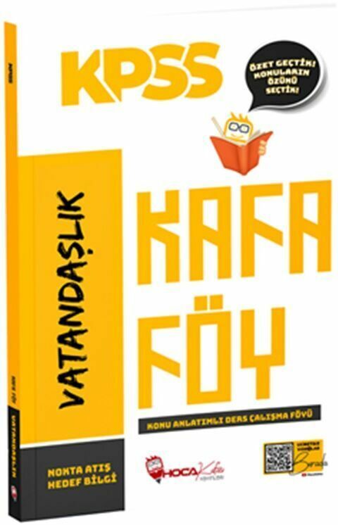 Hoca Kafası KPSS Vatandaşlık Konu Anlatımlı Kafa Föy Hoca Kafası Yayınları