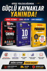 Pegem Paragraf Soru Bankası & KPSS GKGY 10 Deneme & İndeks KPSS Çıkmış Sorular Son 10 Yıl Seti