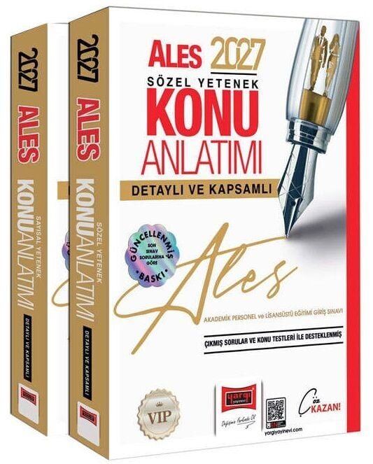 Yargı 2027 ALES VIP Konu Anlatımlı Modüler Set Yargı Yayınları