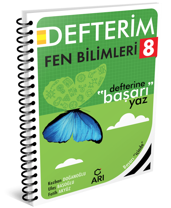 Arı Yayıncılık 8 Sınıf Fenito Fen Bilimleri Defterim