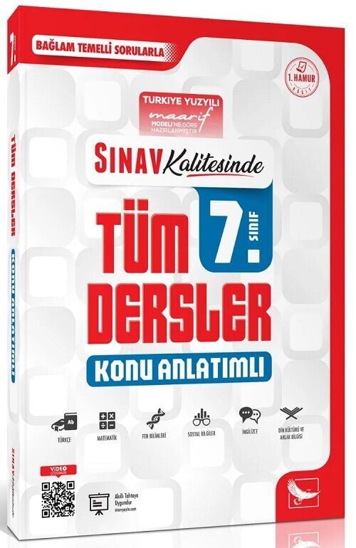 2027 Sınav 7. Sınıf Tüm Dersler Kalitesinde Maarif Modeli Konu Anlatımlı