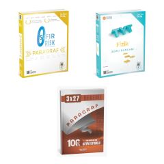 2027 TYT ÜçDörtBeş Paragraf Sıfır Risk + Fizik Soru + anla kazan paragraf deneme 3'lü Set