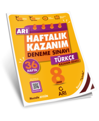 Arı Yayıncılık 8 Sınıf Haftalık Kazanım Türkçe Deneme Sınavı