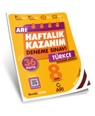 Arı Yayıncılık 8 Sınıf Haftalık Kazanım Türkçe Deneme Sınavı