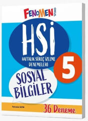 Fenomen Okul Yayınları 5. Sınıf Sosyal Bilgiler HSİ Haftalık Süreç İzleme Denemeleri