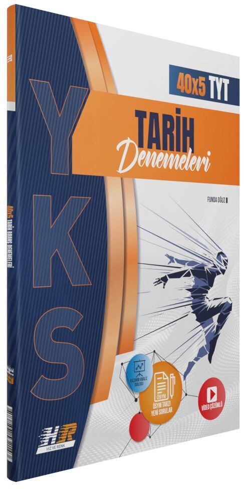 Hız ve Renk Yayınları TYT Tarih 40 x 5 Denemeleri