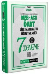 Pegem 2026 ÖABT MEB-AGS Lise Matematik Öğretmenliği 7 Deneme Çözümlü Pegem Akademi Yayınları