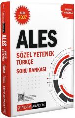 Pegem 2027 ALES Sözel Yetenek Türkçe Soru Bankası Çözümlü Pegem Akademi Yayınları