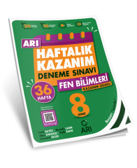 Arı Yayıncılık 8. Sınıf Haftalık Kazanım Fen Deneme Sınavı