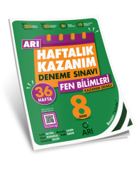 Arı Yayıncılık 8. Sınıf Haftalık Kazanım Fen Deneme Sınavı