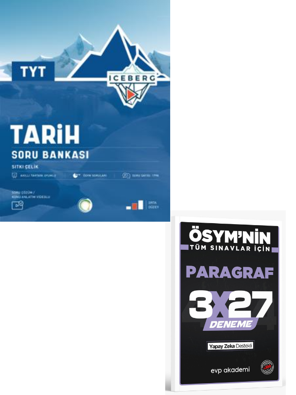 Okyanus 2027 TYT Tarih Iceberg Soru Bankası+ EVP Akademi Paragraf