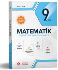 Sonuç 2025 9. Sınıf Matematik Modüller Set Sonuç Yayınları