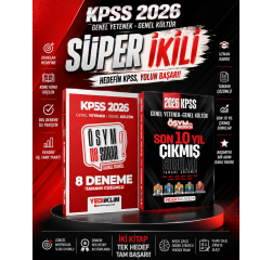 İndeks 2026 KPSS Çıkmış Sorular Son 10 Yıl & Yediiklim KPSS Genel Yetenek Genel Kültür 8 Deneme Seti