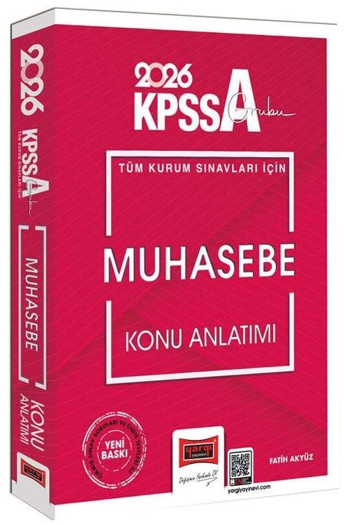 Yargı 2026 KPSS A Grubu Muhasebe Konu Anlatımı Yargı Yayınları