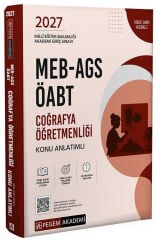 Pegem 2027 ÖABT MEB-AGS Coğrafya Öğretmenliği Konu Anlatımlı Pegem Akademi Yayınları