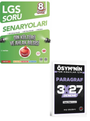 NARTEST 2027 8. SINIF LGS SORU SENARYOLARI DİN KÜLTÜRÜ VE AHLAK BİLGİSİ+ EVP Akademi Paragraf
