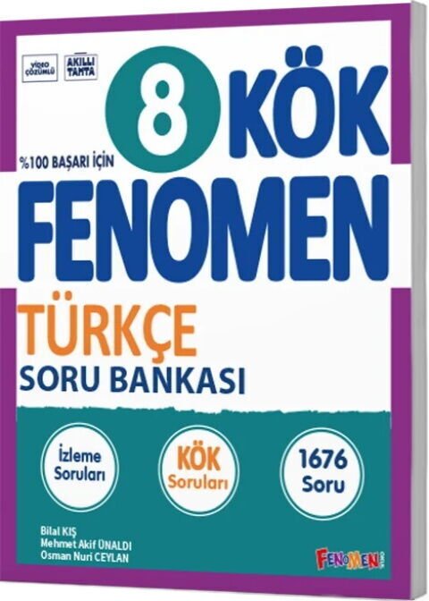 Fenomen Okul Yayınları 8. Sınıf Türkçe KÖK Soru Bankası