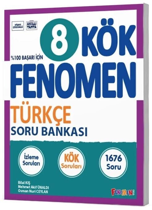 Fenomen Okul Yayınları 8. Sınıf Türkçe KÖK Soru Bankası