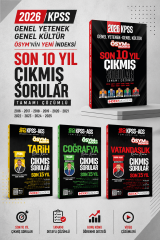 İndeks 2026 KPSS Çıkmış Sorular Son 10 Yıl & KPSS Tarih Coğrafya Vatandaşlık Çıkmış Sorular Seti