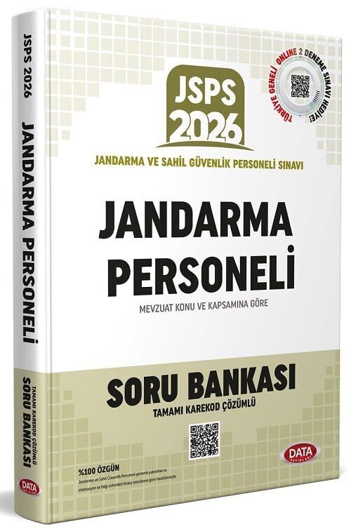Data 2026 JSPS Jandarma Personeli Soru Bankası Çözümlü Data Yayınları