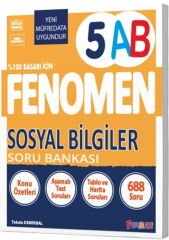 Fenomen Okul Yayınları 5. Sınıf Sosyal Bilgiler A ve B Soru Bankası