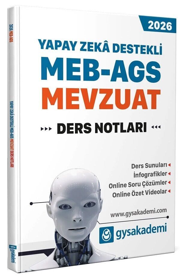 GYS Akademi 2026 MEB-AGS Mevzuat Ders Notları GYS Akademi