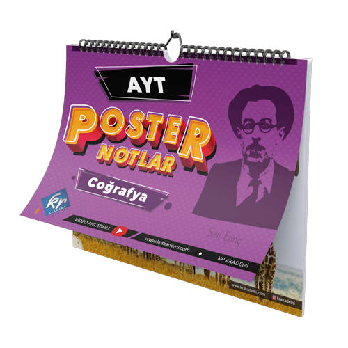 KR Akademi AYT Coğrafya Poster Notlar