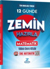 Zeduva Yayınları SML Matematik 12 Günde Zemin Hazırla Matematik Video Ders Kitabı