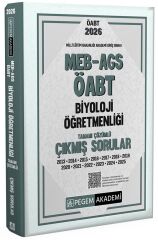 Pegem 2026 ÖABT MEB-AGS Biyoloji Öğretmenliği Çıkmış Sorular Çözümlü Pegem Akademi Yayınları