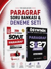 Hoca Kafası Soyut Paragraf Soru Bankası & 3x27 Paragraf Deneme EVP Akademi Seti