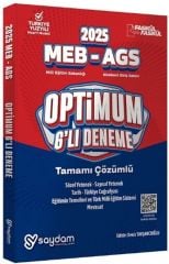 Saydam Yayınları 2025 MEB AGS Optimum 6 Deneme