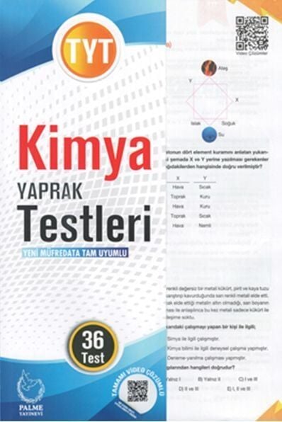 Palme Yayınları TYT Kimya Yaprak Test