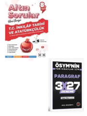 NARTEST 2027 8. SINIF ALTIN SORULAR T.C. İNKİLAP TARİHİ VE ATATÜRKÇÜLÜK+ EVP Akademi Paragraf