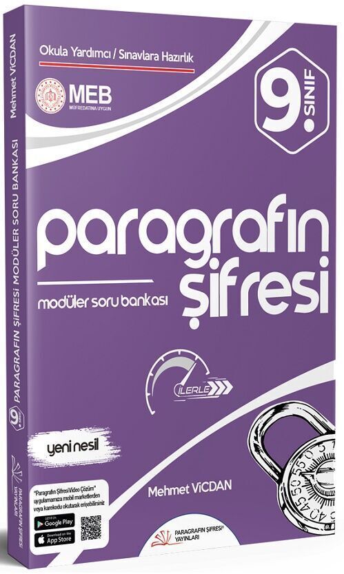 Paragrafın Şifresi Yayınları 9. Sınıf Paragraf Modüler Soru Bankası