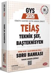 Data GYS TEİAŞ Genel Müdürlüğü Teknik Şef, Başteknisyen Soru Bankası Çözümlü Görevde Yükselme Data Yayınları