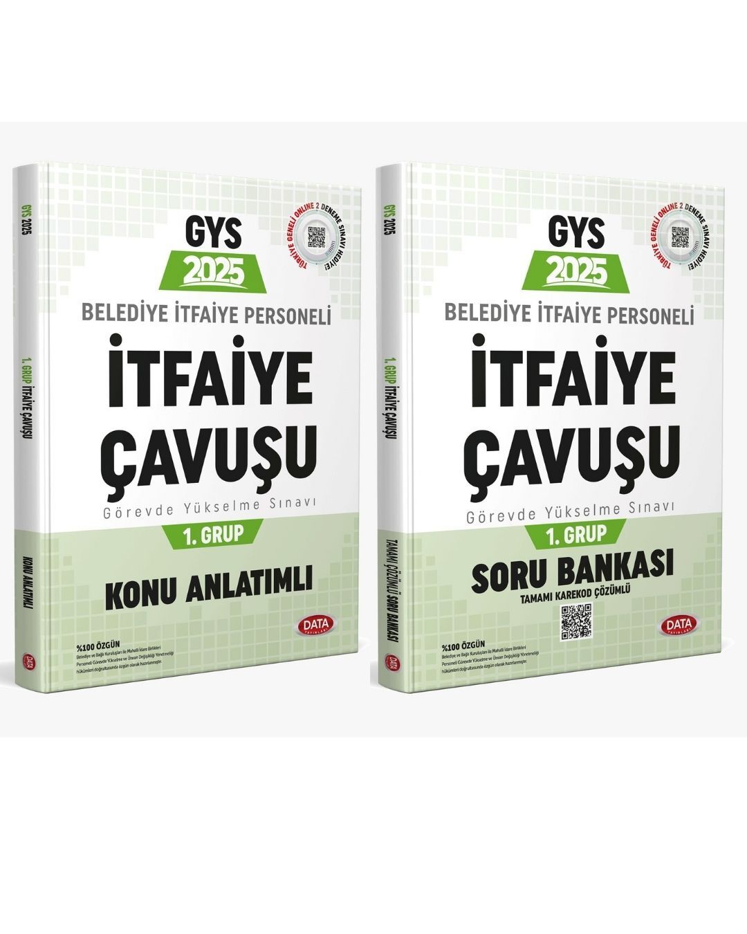 Data 2025 GYS Belediye İtfaiye Çavuşu 1. Grup Soru ve Konu 2li Set