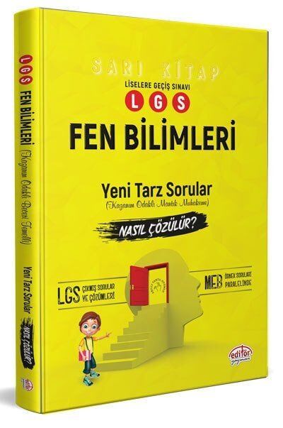 Editör Yayınevi LGS Sarı Kitap Fen Bilimleri Mantık Muhakeme Soruları Nasıl Çözülür