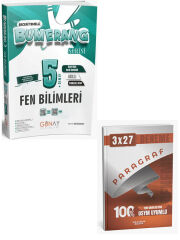 Günay 2027 5. Sınıf Fen Bilimleri Bumerang Etkinlikli Akıllı Defter Kitap+Anla Kazan Paragraf Deneme