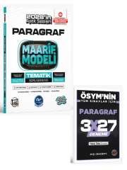 Çap Yayınları Üniversiteye Hazırlık Maarif Modeli Tematik Paragraf Soru Bankası+ EVP Akademi Paragraf